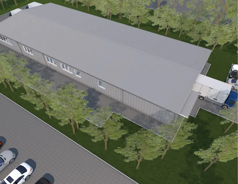 Zakład przetwórstwa ryb — wizualizacja projektu